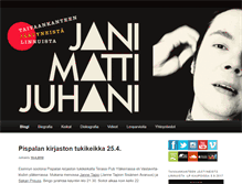 Tablet Screenshot of janimattijuhani.com